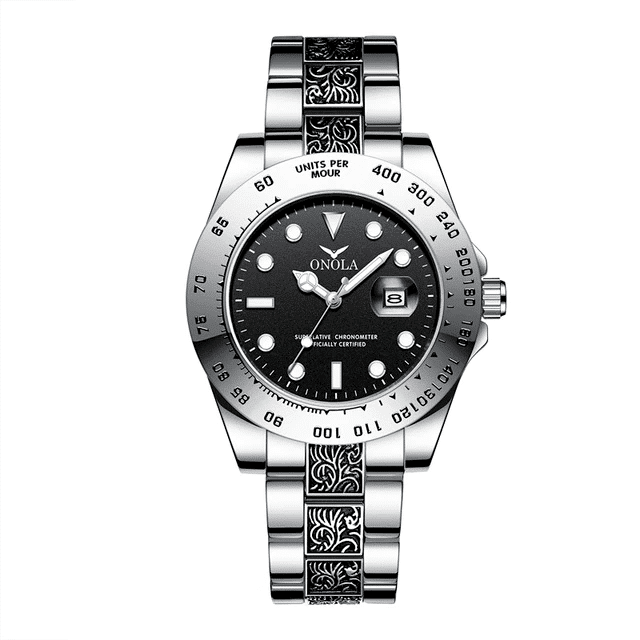 ONOLA Watch Unique Carved Quartz 30M Waterproof