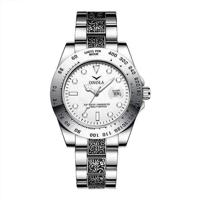 ONOLA Watch Unique Carved Quartz 30M Waterproof