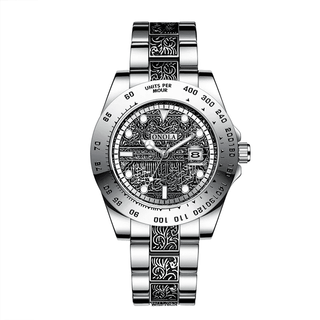 ONOLA Watch Unique Carved Quartz 30M Waterproof