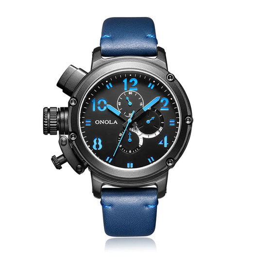 Onola Watch Automatic Leather Waterproof 30M