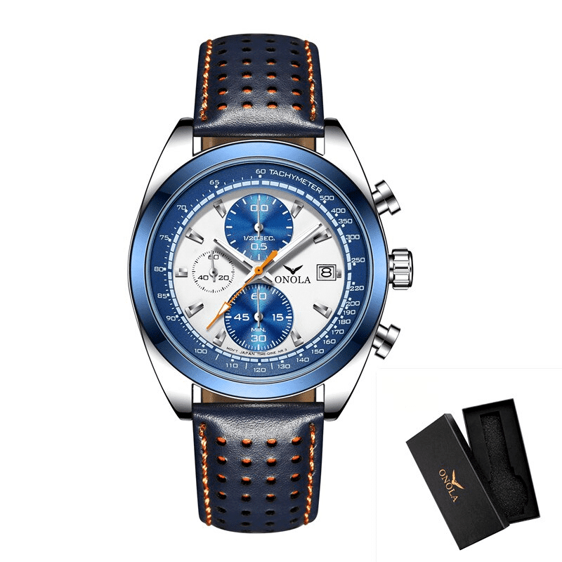 ONOLA Watch Business Quartz 30M Waterproof Coated Glass