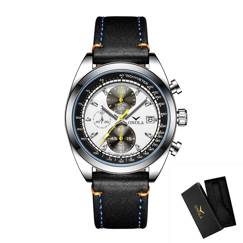 ONOLA Watch Business Quartz 30M Waterproof Coated Glass