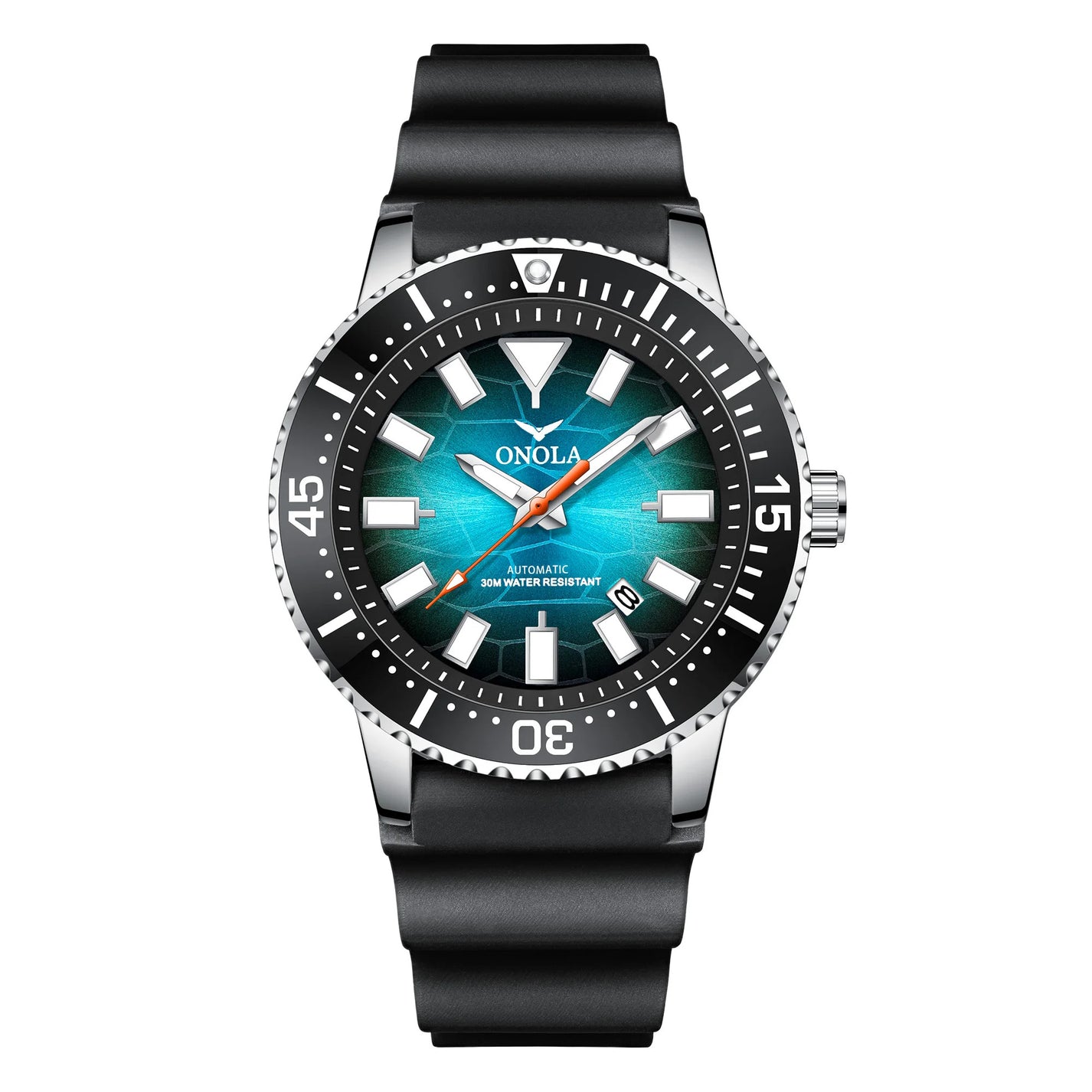 Onola Watch Submariner Rubber Watch Strap "Sub Series" Automatic ...